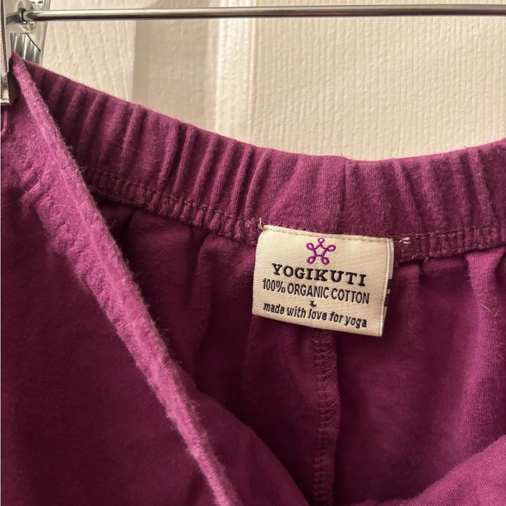 Organic Cotton Purple Yoga Shorts